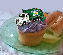 cupcake with truck