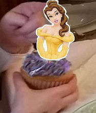 cupcake with princess