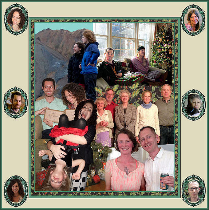 collage of family pictures