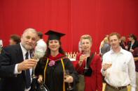 16.A toast to the graduate
