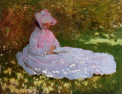 Claude Monet's Reader