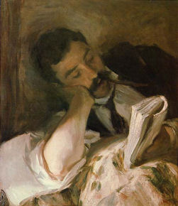 Man Reading by Sargent