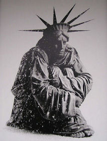 lady Liberty freezing