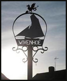 Wivenhoe signpost