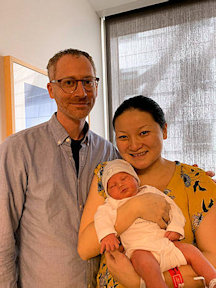 Jacob, Gloria  and Hudson