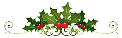 Holly decoration