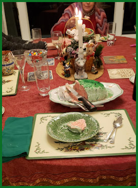 Christmas icecream cake