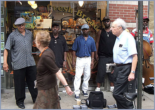 street scene in NYC