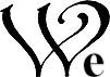 graphic of We