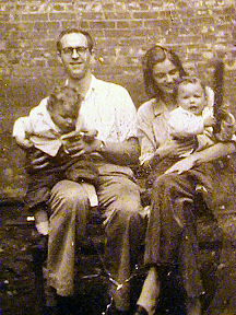 Quent and Nat with the twins