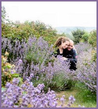 Joy and James in heather