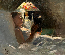 Reading in bed