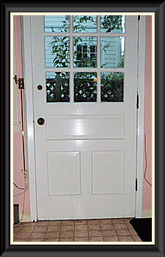 door we had repainted after that damn cat ruined it