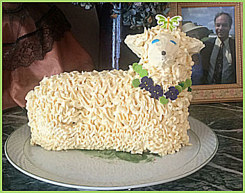 Lamb cake