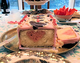 Valentine cake