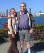 Arabella and Lawrence on Coronado island