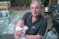 Lawrence and baby