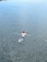 Jacob swims