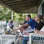 On the Christmas Cove porch