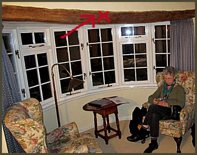 Bedroom showing dangerous beam