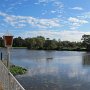 The Thames, outside our hotel room in Shepperton