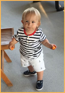 Henry with cheese balls